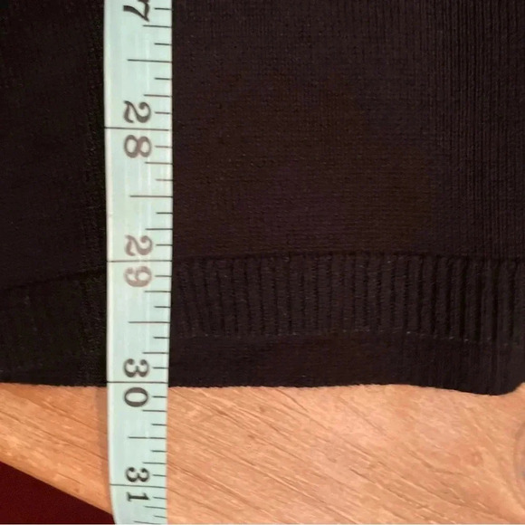 NWT Women's Keren Hart Black Wide Leg Knit Pants 1X Minimalist Monochrome - Picture 8 of 13